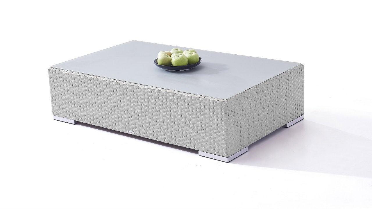 Cube Tisch 125 cm (grau)